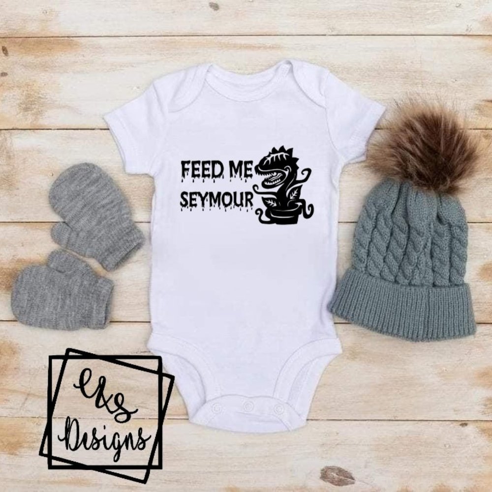 Feed Me Seymour Whit Gerber Onsie